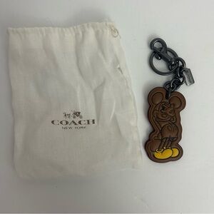 Coach Mickey Mouse Disney keychain accessory